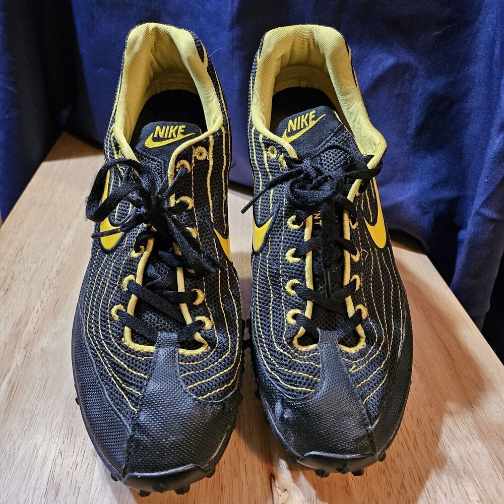 Nike Cross Country Sneakers Black And Gold Size 10.5 Used--no cleats - Picture 2 of 6